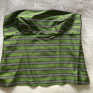 J Crew strapless silk top - size 8